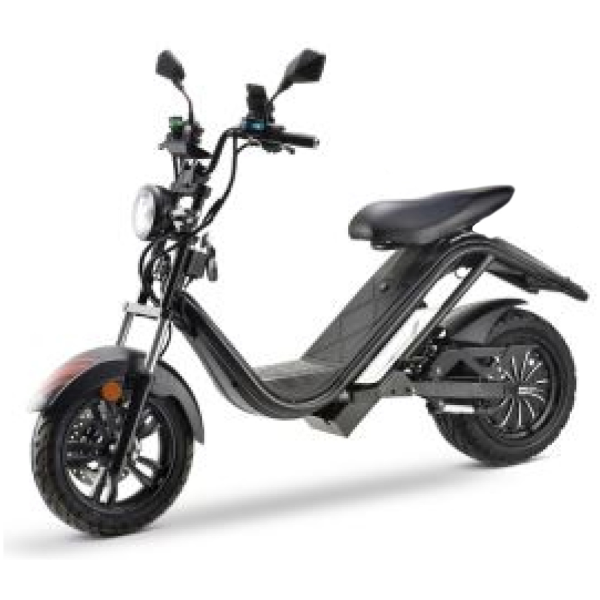 DAYI-E-Thor-38Ah-cierna-spredu Elektrický skútr DAYI E-thor 6.0B 70km/h – 38 Ah