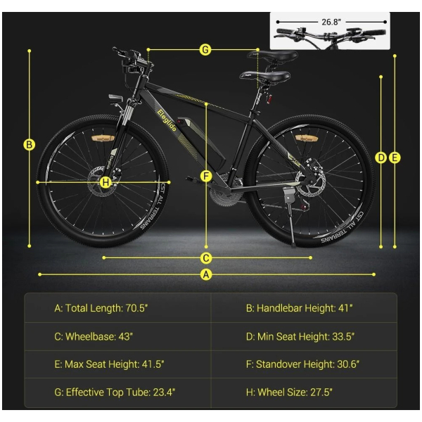 Elektrické kolo Eleglide M1 PLUS - 27,5“ kola