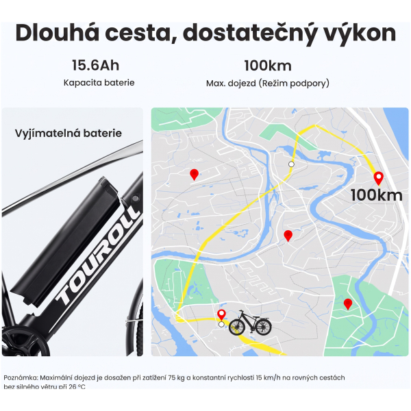 Elektrické kolo Touroll J2 ST Pro
