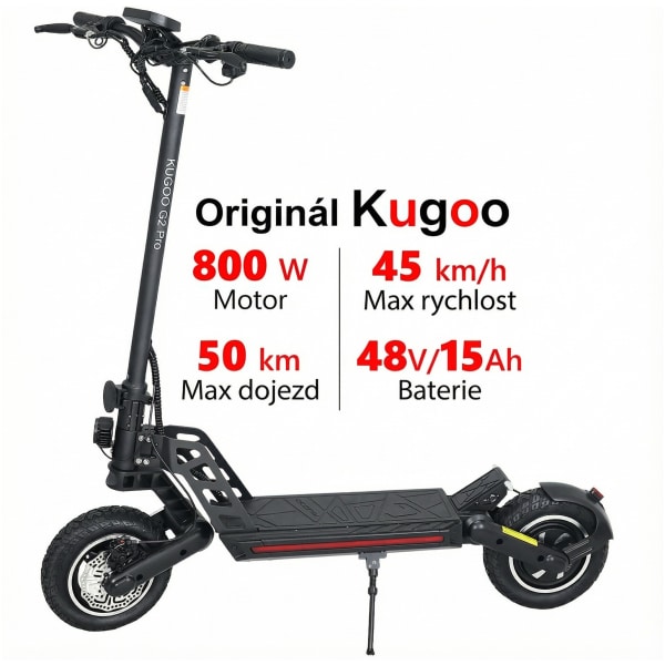 Elektrická koloběžka Kugoo G2 PRO 50km/h 800W