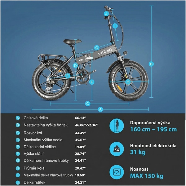 Elektrické kolo Vitilan V3